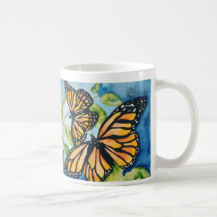 monarkfjärilsmugg kaffemugg