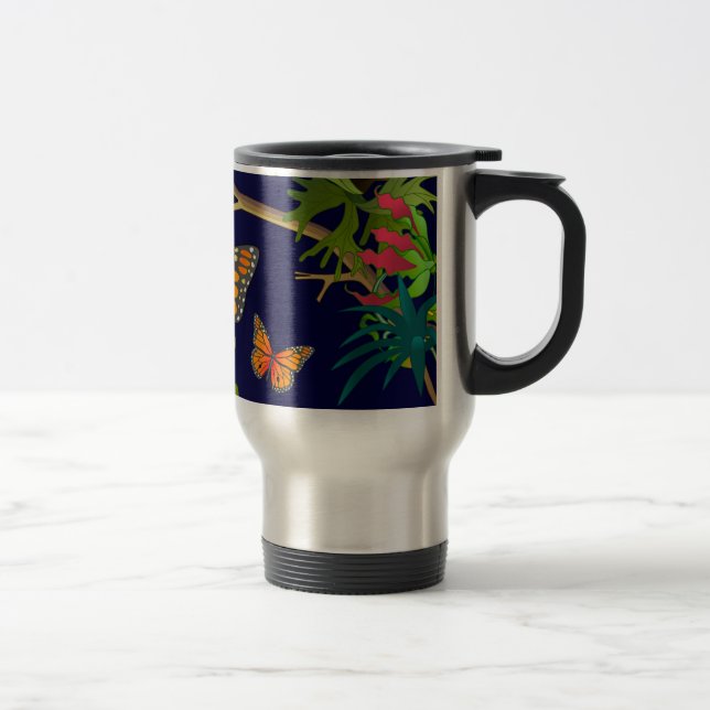 monarkfjärilstravel mug resemugg (Höger)