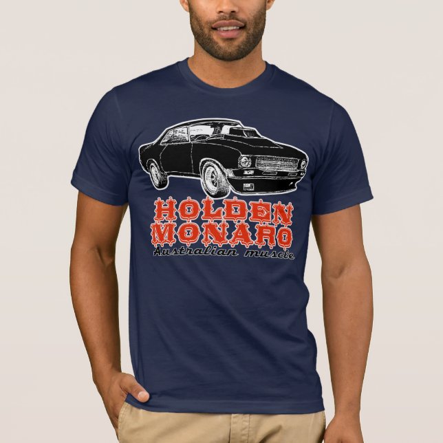 Monaro muskelbil t shirt (Framsida)