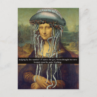 "Monas nya bonnet" Vykort
