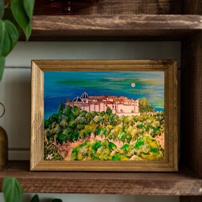 Monasterio de San Miguel Painting av Alfred Fox Canvastryck (Not Actual Size)