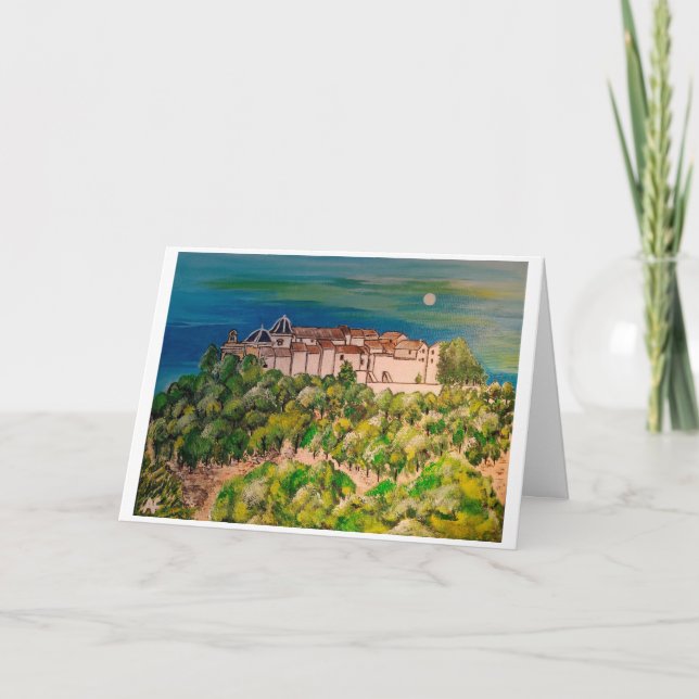 Monasterio de San Miguel Painting av Alfred Fox Kort (Framsida)