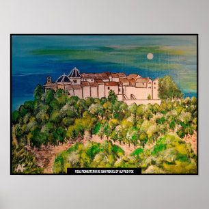 Monasterio de San Miguel Painting av Alfred Fox Poster