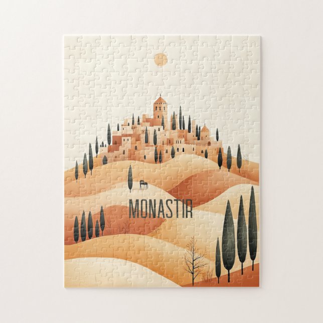 Monastir Tunisien Travel Pussel (Vertikal)