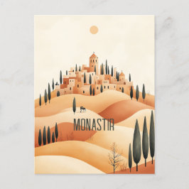 Monastir Tunisien Travel Vykort