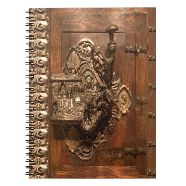 Monastrom Ornate Victorian Anteckningsbok Med Spiral (Framsidan)