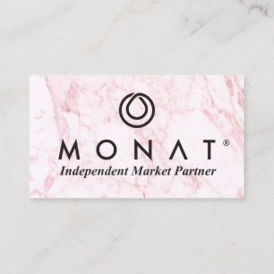 MONAT Rosa Marble Affärskort Visitkort