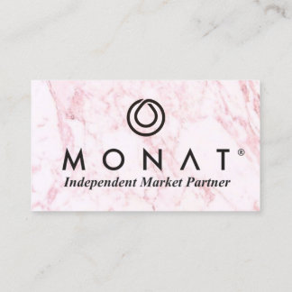 MONAT Rosa Marble Affärskort Visitkort