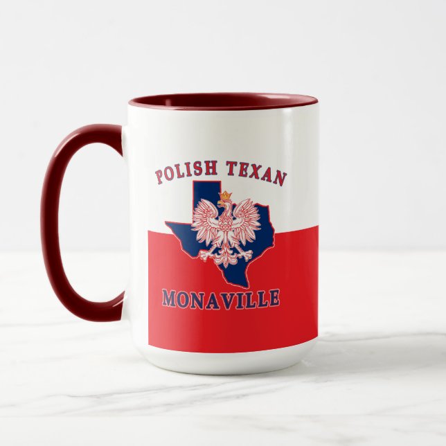 Monaville polska Texan Mugg (Vänster)