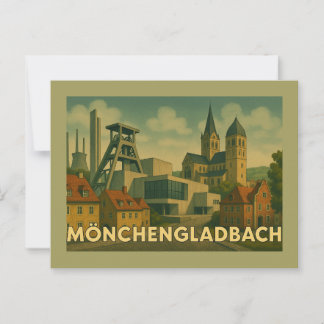 Mönchengladbach Germany City Art Vykort