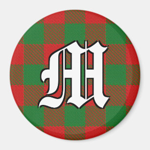 Moncreiffe klan tartan rutmönstrade accenter magnet