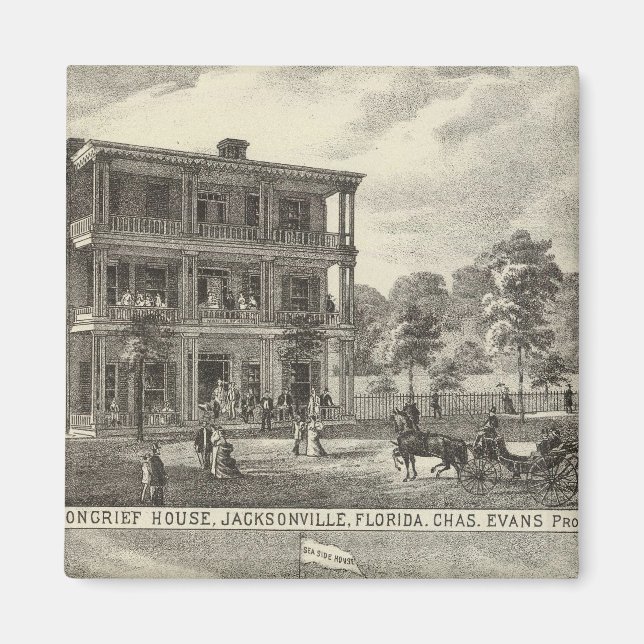 Moncrief House, Jacksonville Magnet (Framsidan)