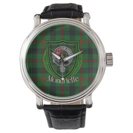 Moncrieffe Scottish Clan Tartan & Crest Armbandsur