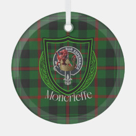 Moncrieffe Scottish Clan Tartan & Crest Julgransdekoration