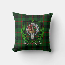 Moncrieffe Scottish Clan Tartan & Crest Kudde