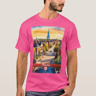 Moncton Canada Travel T Shirt