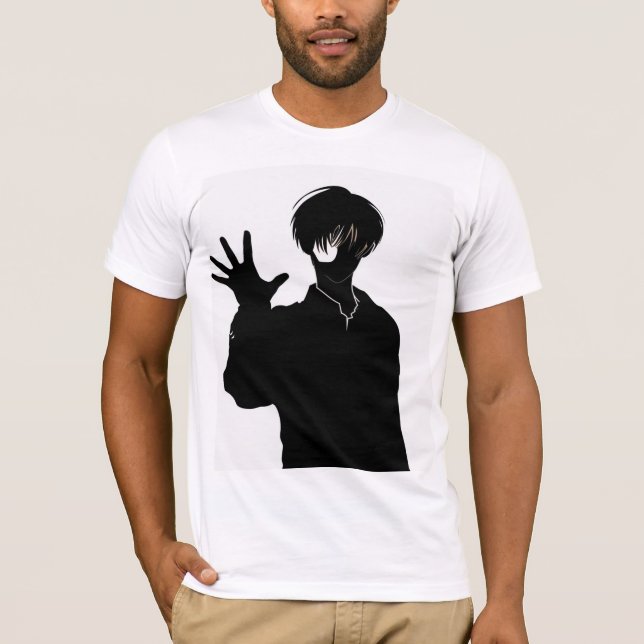 Mondays Hit Different - Tired Anime Character with T Shirt (Framsida)