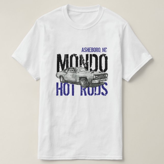 Mondoen T - ENKEL HOT ROD Shirt (Design framsida)