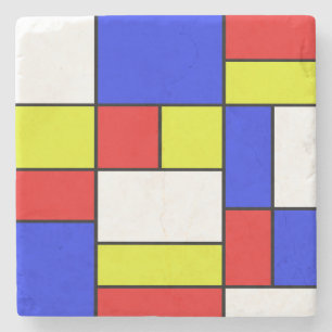 Mondriaan #19 underlägg sten