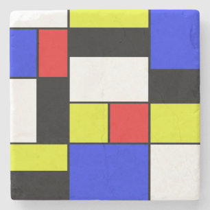 Mondriaan #20 underlägg sten