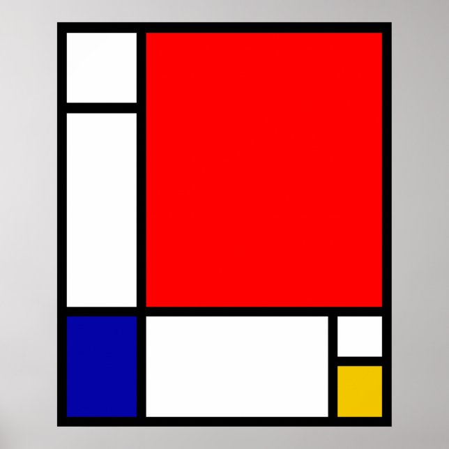 Mondrian 1 poster (Framsidan)