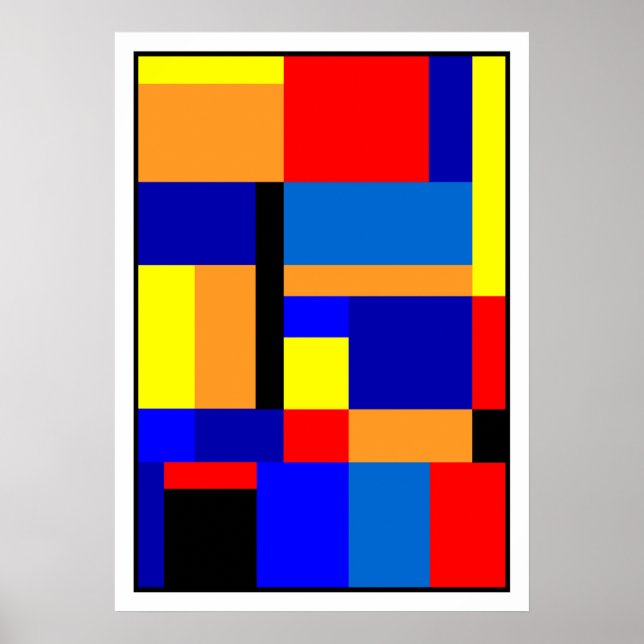 Mondrian #2-1 poster (Framsidan)