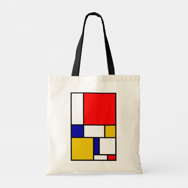 Mondrian 2 tygkasse (Baksida)