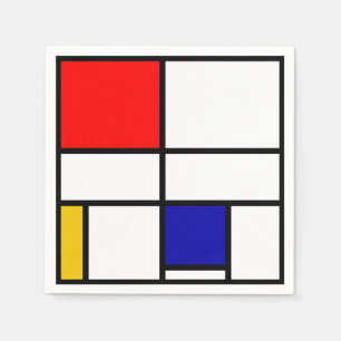Mondrian 3 pappersservett