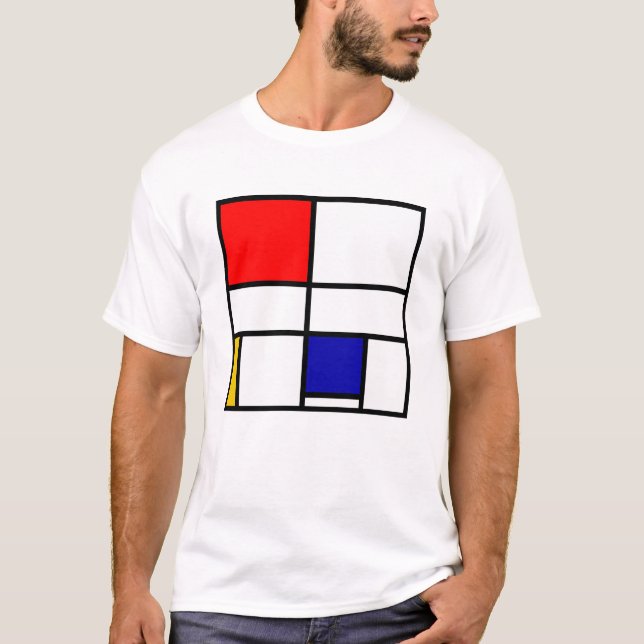Mondrian 3 t shirt (Framsida)