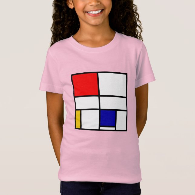 Mondrian 3 t shirt (Framsida)