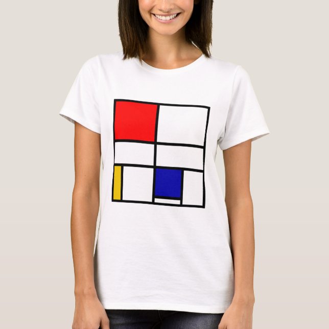 Mondrian 3 t shirt (Framsida)