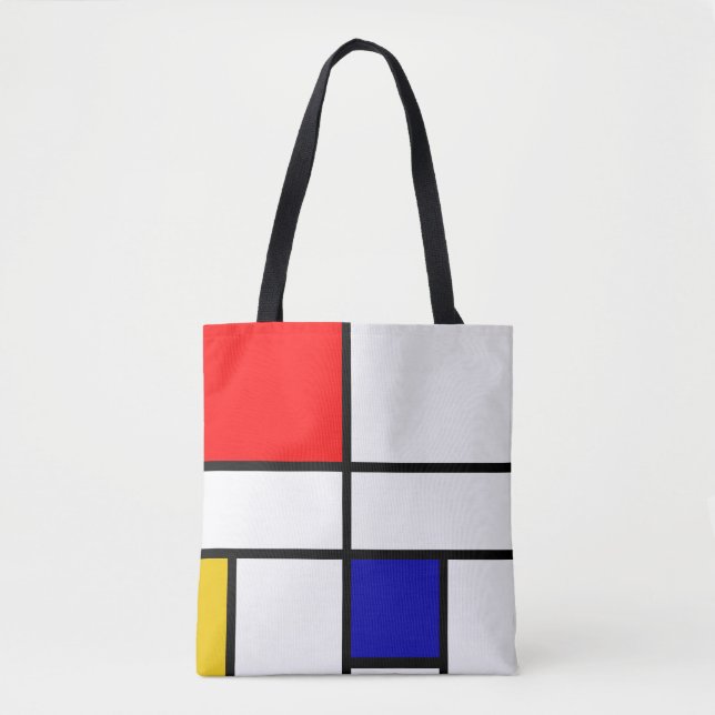 Mondrian 3 tygkasse (Framsida)