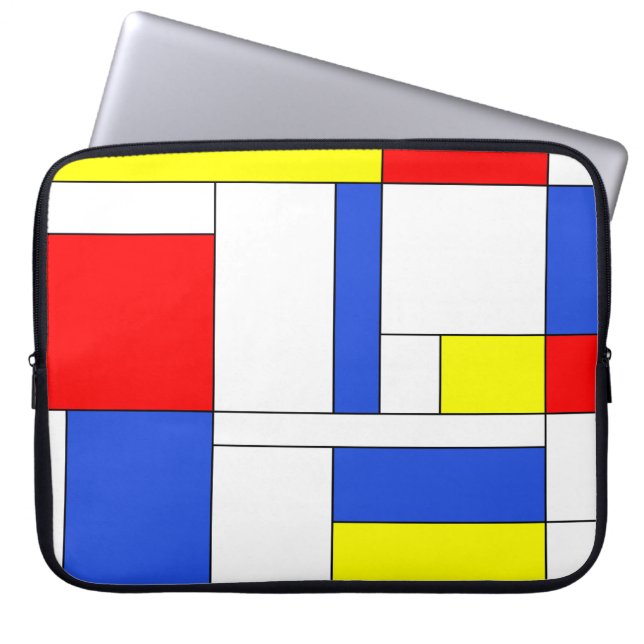 Mondrian #47 laptop sleeve (Framsidan)