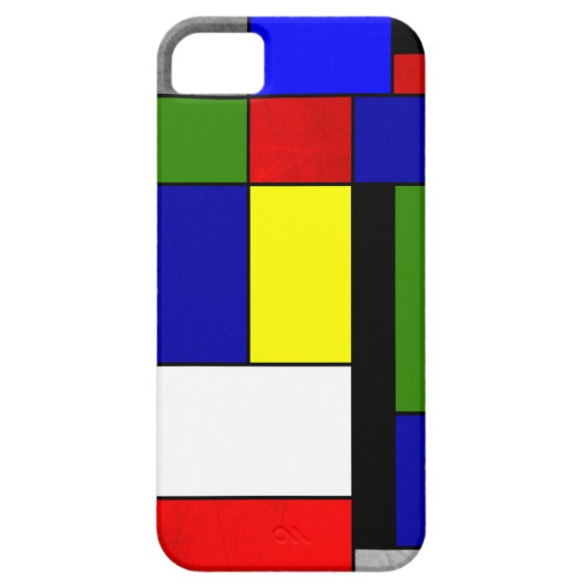 Mondrian #4 Case-Mate iPhone skal (Baksidan)