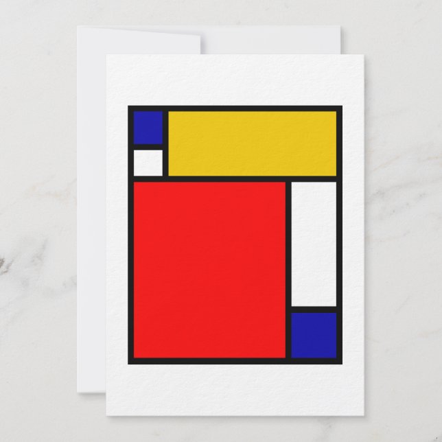 Mondrian 4 julkort (Framsida)
