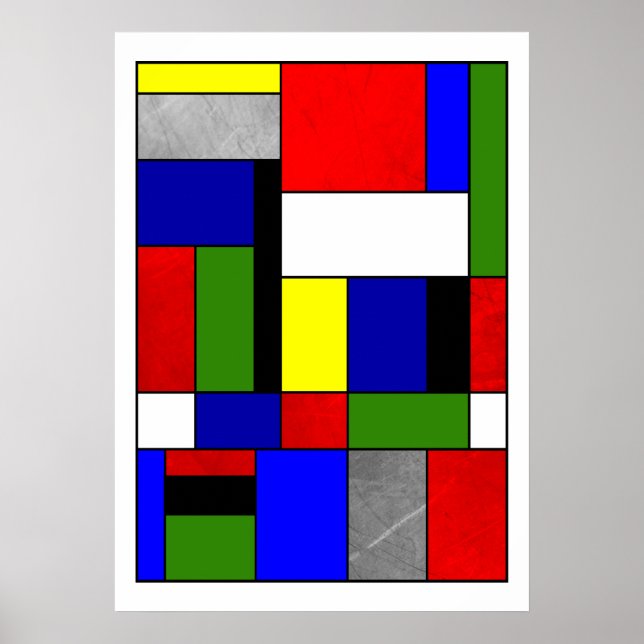 Mondrian #4 poster (Framsidan)