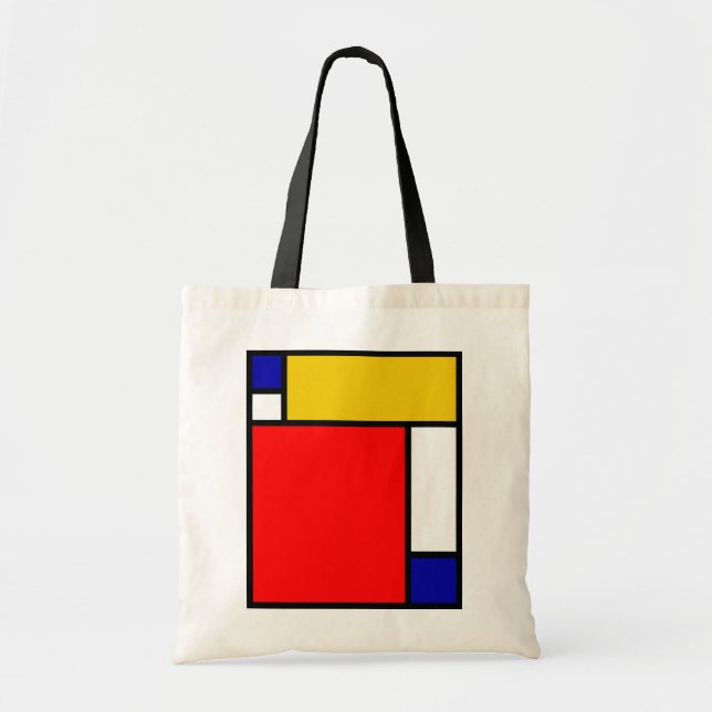 Mondrian 4 tygkasse (Framsidan)