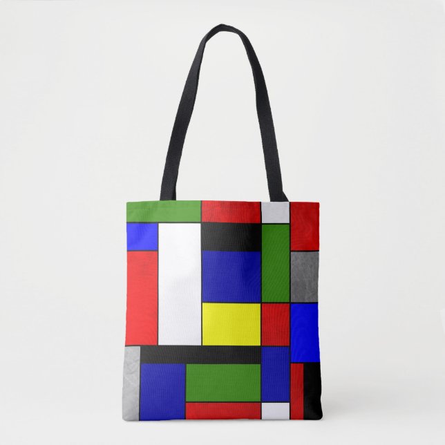 Mondrian #4 tygkasse (Framsida)