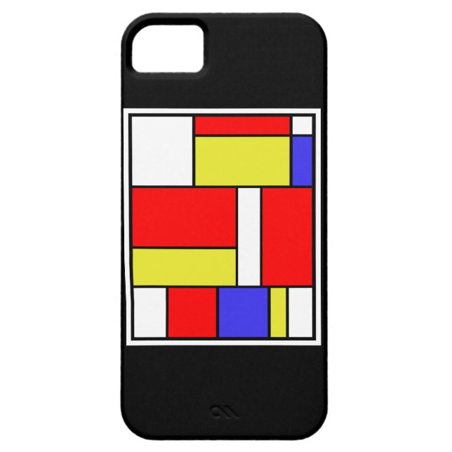 Mondrian #57 Case-Mate iPhone skal (Baksidan)