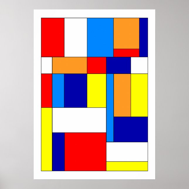 Mondrian #8 poster (Framsidan)