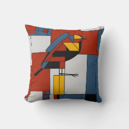 mondrian birds kudde