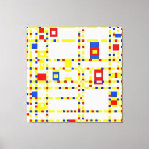 MONDRIAN - BROADWAY BOOGIE WOOGIE - 1942-1943 - CANVASTRYCK