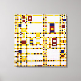 Mondrian - Broadway Boogie Woogie Canvastryck