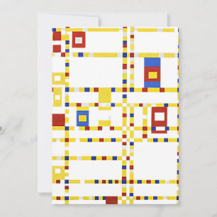 Mondrian - Broadway Boogie Woogie Kort