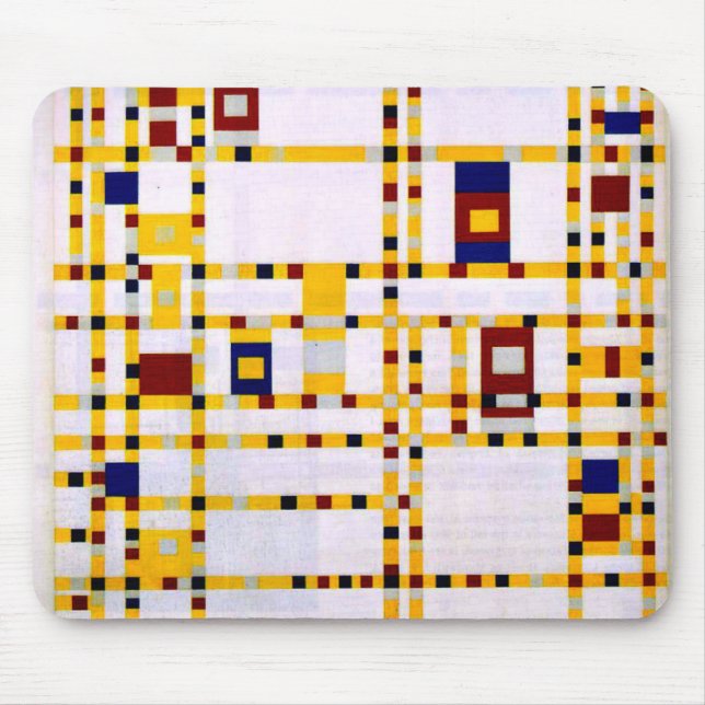 Mondrian - Broadway Boogie Woogie Musmatta (Framsidan)