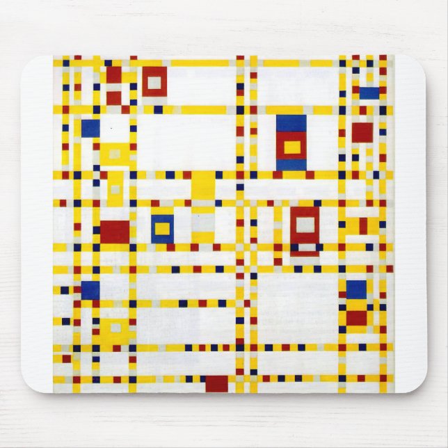 Mondrian Broadway Boogie Woogie Musmatta (Framsidan)