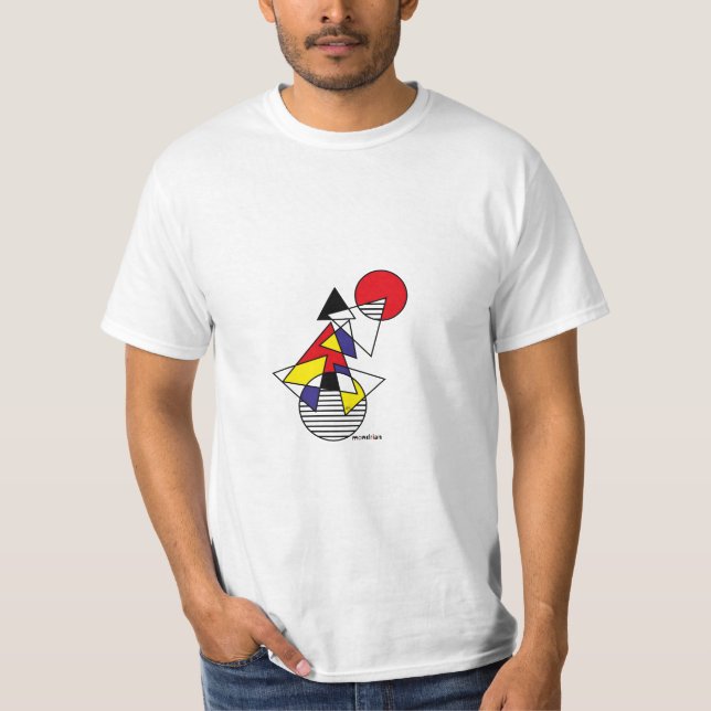 mondrian clown style jnf t shirt (Framsida)