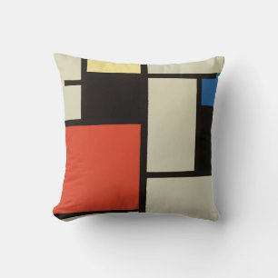 Mondrian Composition Modern Abstrakt Painting Art Kudde