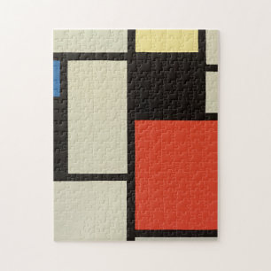 Mondrian Composition Modern Abstrakt Painting Art Pussel