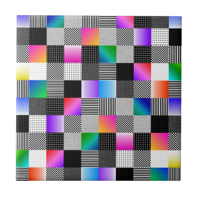 Mondrian Couture Kakelplatta (Framsidan)